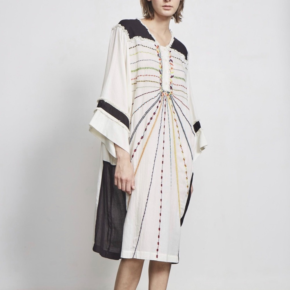 Antik Batik Mel Embroidered Kaftan